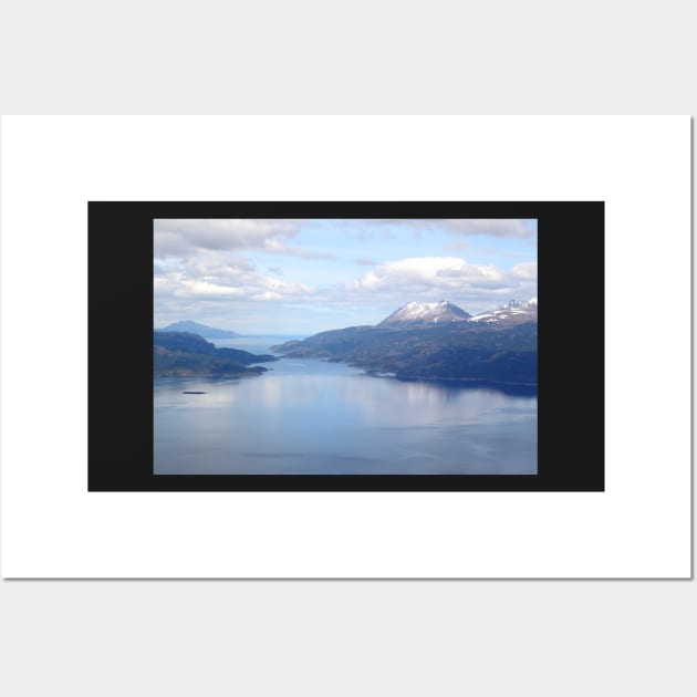 The Beagle Channel Aerial Wall Art by Carole-Anne